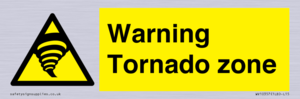 Warning Tornado zone